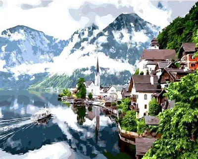 Produktbild von Gaira Malen nach Zahlen Hallstattsee