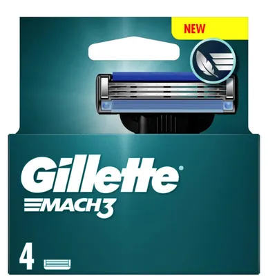 Produktbild von Gillette Mach3 Ersatz-Rasierklingen, 4 Stücki
