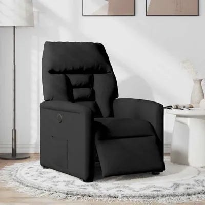 Produktbild von vidaXL Relaxsessel Elektrisch Schwarz Stoff