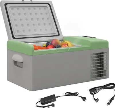 Produktbild von Kompressor Kš¹hlbox 16 L bis -20¡ãC, 12/24V & 230V Gefrierbox, Camping, Grš¹n