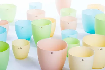 Produktbild von Blumentopf Silk hellgrün 14cm
