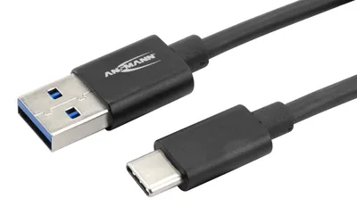 Immagine prodotto di Ansmann 1700-0080 Cavo USB USB 2.0 0,12 m USB A USB C Nero