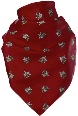 Produktbild von Feines Tuch mit Edelweiss in vielen Farben 65x65 cm