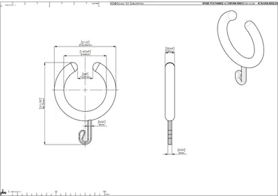 Produktbild von pba 01 Duschvorhangring aus Nylon