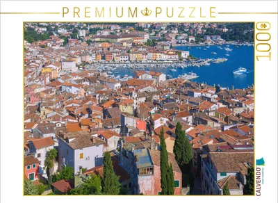 Produktbild von CALVENDO Puzzle Adriaschönheit Rovinj | 1000 Teile Lege-Größe 64x48cm Foto-Puzzle für glückliche Stunden