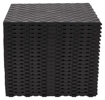 Imagen del producto de Baldosas de vinilo PVC negras - Encajables - Antideslizantes - 40 x 40 cm - 20 unidades