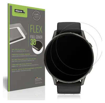 Image de 2x Full Cover mat Film pour Garmin Venu 4 45mm Film de protection ecrán