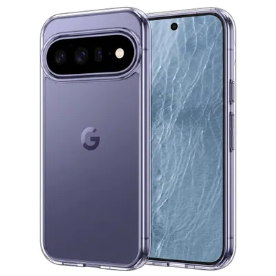 Produktbild von CLM-Tech Hülle kompatibel mit Google Pixel 11 - keine Vergilbung Stoßfeste Schutzhülle - Transparente Handyhülle aus TPU Gummi mit harter PC Rückseite ( Durchsichtig )