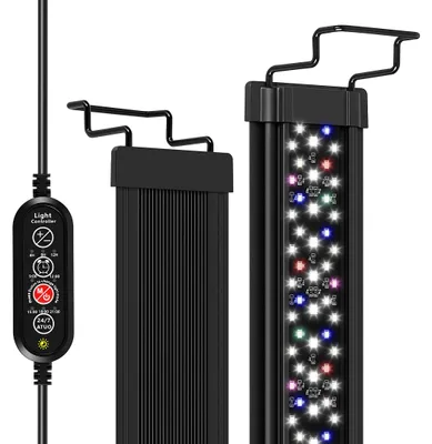 Immagine prodotto di Lampada LED colorata per acquari, impermeabile, con supporto e timer, illuminazione decorativa, 12 W