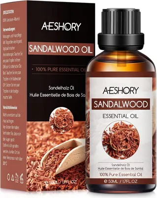 Produktbild von Sandelholz ätherisches Öl 50 ml, Aromatherapie Duftöl, für Diffusor