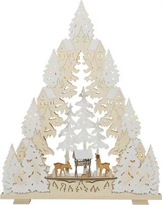 Produktbild von Lichterspitze "Waldzauber" (52x65,5cm) von Saico Seiffen