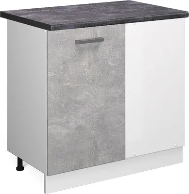 Produktbild von Eckunterschrank Vicco R-Line Beton 86 cm , AP Anthrazit, Model 47012