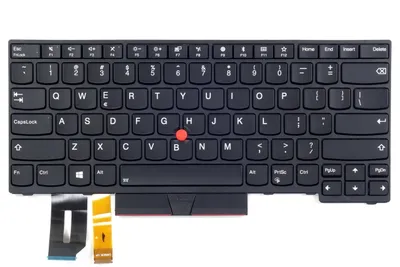 Immagine prodotto di Tradebit - Tastiera per Lenovo ThinkPad | Inglese US QWERTY INT | Piena compatibilità | Materiali di alta qualità | Modelli: T480s E480 L380 E485 E490