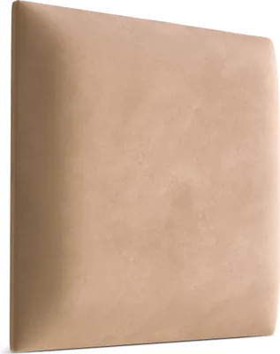 Produktbild von Muralo Polsterpaneel WANDPOLSTER Wandkissen Bettkopfteil Wandpaneel Magic Velvet Beige 2284 30cm x 30cm
