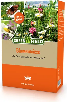 Produktbild von Greenfield Blumenwiese (1 kg) | Blumenwiese von Feldsaaten Freudenberger [MHD 12/2025]