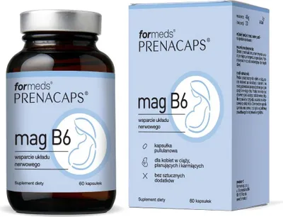 Productafbeelding van ForMeds Prenacaps Mag B6, 60 veganistische capsules
