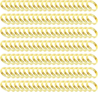 Produktbild von Schlüsselringe Doppelring 20 mm, 200 Stück, Metall, für Schmuck und Basteln