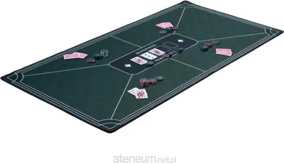 Produktbild von Deluxe-Poker-Tischdecke – 120 x 60 cm – Grün
