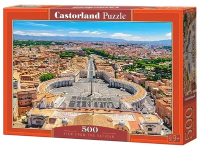 Produktbild von CASTORLAND Puzzle Blick aus dem Vatikan 500 Teile
