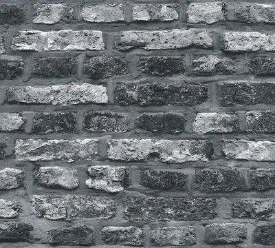 Produktbild von A.S. Création Steintapete Elements Tapete in Backstein Optik Vliestapete grau schwarz 10,05 m x 0,53 m