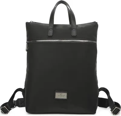 Image de Sac à dos pour femme - Sac d'école et de travail stylé en noir - Sacs à dos pratiques et spacieux pour toutes les occasions