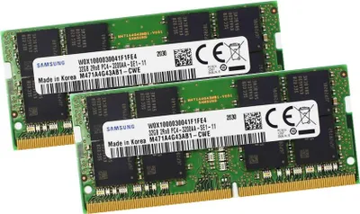 Samsung 32Gb 2x 16 Gb RAM Pamięć 3200MHz DDR4 Notebook