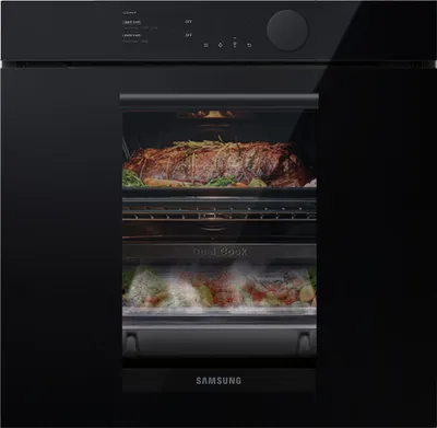 Immagine prodotto di Samsung NV75T8549RK Forno ad incasso Dual Cook Infinite Line 75L A+ Vetro nero