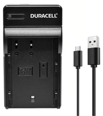 Immagine prodotto di Caricabatterie Duracell con cavo USB per DRPBLF19/DMW-BLF19