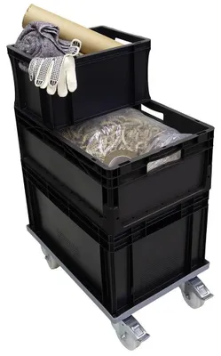 Obrázok produktu pre Elzusha – Transportný vozík – Nosnosť 50 kg – 61 x 41 x 16 cm