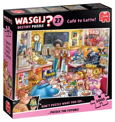 Produktbild von Wasgij Destiny 27 - Von Kneipe zu Kaffeebar! (1000 Teile), 1000 Stück(e), Humor, 15 Jahr(e)