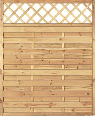 Produktbild von T&J Maxi Massivzaun Ranki 150 x 180 cm