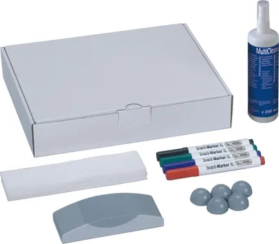 Produktbild von Whiteboard Zubehör-Set im Karton Packung mit 6 Stück