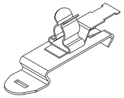 Productafbeelding van ICOTEK 36860 SFZ/SKL 6-8mm: EMV-schermklem met trekontlasting, geschikt voor 35mm