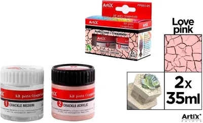 Immagine prodotto di Vernice acrilica rosa 35ml + agente formatore