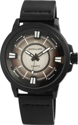 Produktbild von Excellanc Herrenuhr mit Band aus Kunstleder