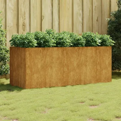Produktbild von zvýšená posteľ vidaXL 200x80x80 cm Corten Steel