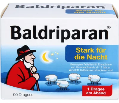 Immagine prodotto di Baldriparan forte per la notte pastiglie, 90 compresse