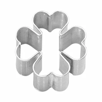 Produktbild von Birkmann Ausstechform Kleeblatt, Ausstecher, Plätzchenform, Keks, Plätzchen, Edelstahl, 6 cm, 194816