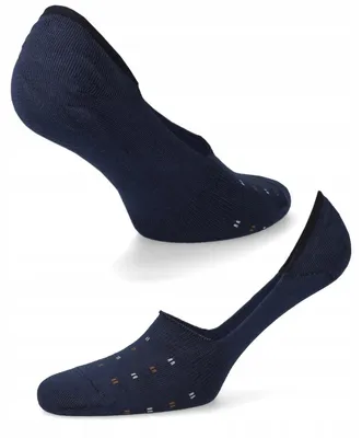 Produktbild von Lancerto Herren Sneakersocken Navy Geometrische Muster 39/42
