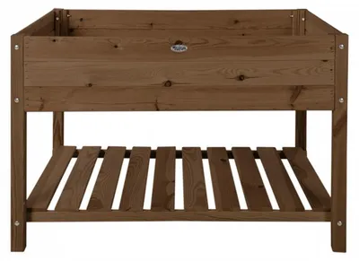 Image de Carré potager en bois - 78,8 x 118,8 x 78 cm - Marron