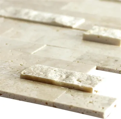 Produktbild von Naturstein Marmor Mosaikfliesen Johannesburg Beige