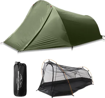 Obrázek produktu pro Kempingový stan pro 2 osoby – outdoorový stan na kempování, cyklistiku, turistiku, horolezectví a pláž