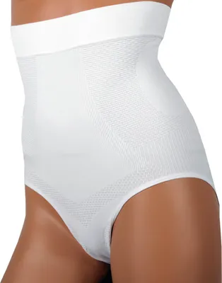 Produktbild von Miederslip Weiß 48-50 – Seamless Shapewear aus Polyamid-Elasthan, figurformend, Bauchweg-Effekt, für Alltag und besondere Anlässe