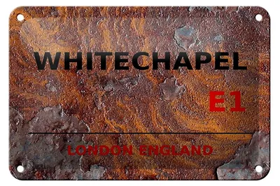 Produktbild von Blechschild London 18x12cm England Whitechapel E1