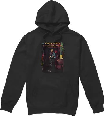 Image de David Bowie - "Ziggy Stardust Album" Sweat à capuche pour homme TV7341 (XL) (Noir)