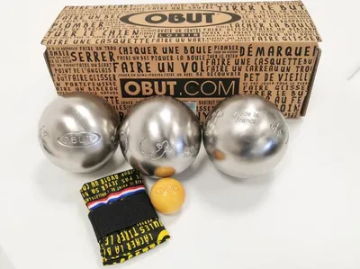 Produktbild von Obut Boulekugel-Set SALAMANDRE Inox