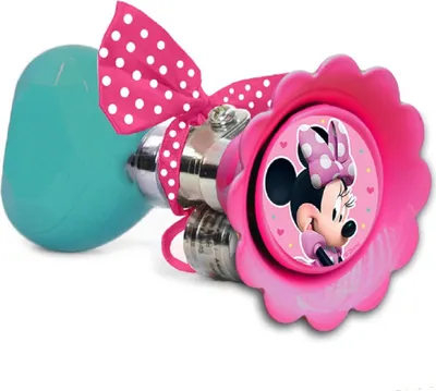 Immagine prodotto di Clacson per bicicletta Disney Minnie Mouse ad alto volume e facile da installare per i bambini