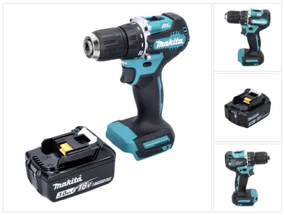 Obrázok produktu pre Akumulátorový vŕtací skrutkovač Makita DDF 487 F1 18 V 40 Nm bez kefiek + 1x akumulátor 3,0 Ah - bez nabíjačky