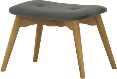 Image de Repose-pied Ducan Velvet-Kronos 22-Chêne clair