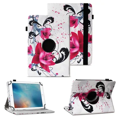 Produktbild von Tablet Hülle für Apple iPad 2025 Schutzhülle Tasche Case Cover 360 Grad DrehbarFarben:Motiv 5